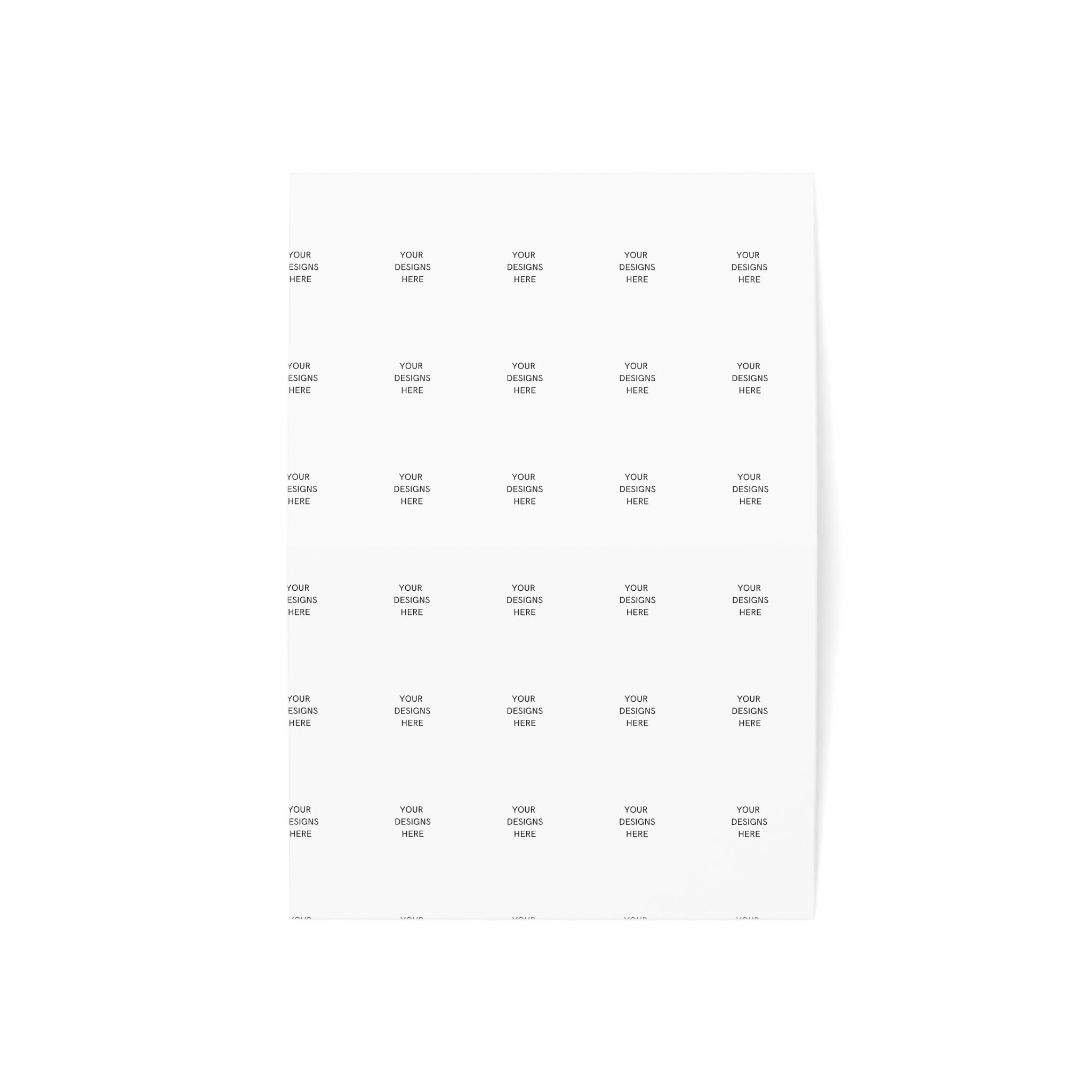 Custom Folded Greeting Cards — Blank Inside (Single or Bulk Packs 1 / 10 / 30 / 50)