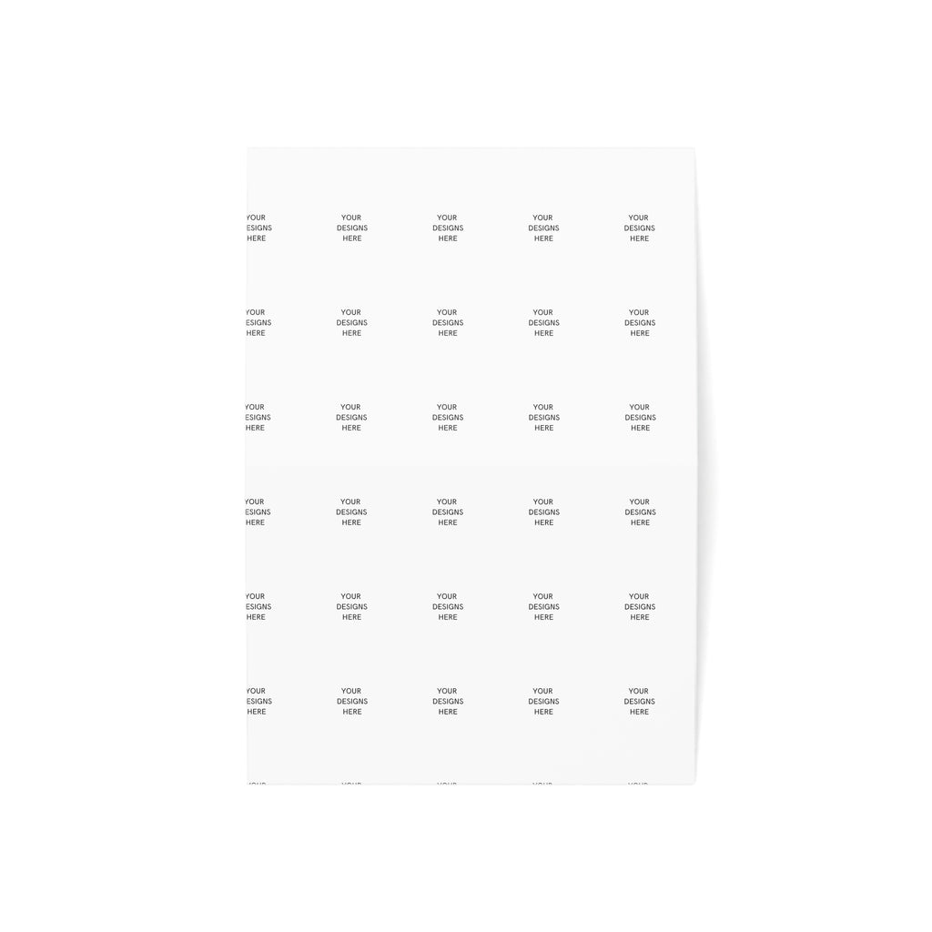 Custom Folded Greeting Cards — Blank Inside (Single or Bulk Packs 1 / 10 / 30 / 50)