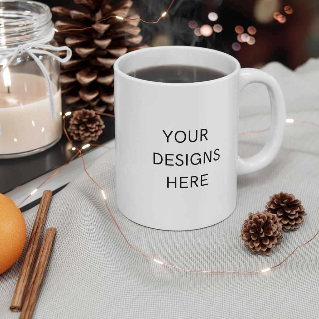 Ceramic Mug — Personalized White Coffee Mug (11oz & 15oz)