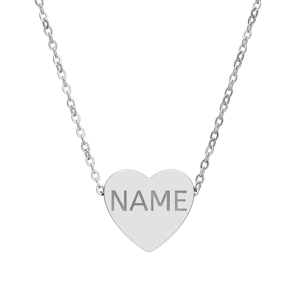 Engravable Heart Necklace