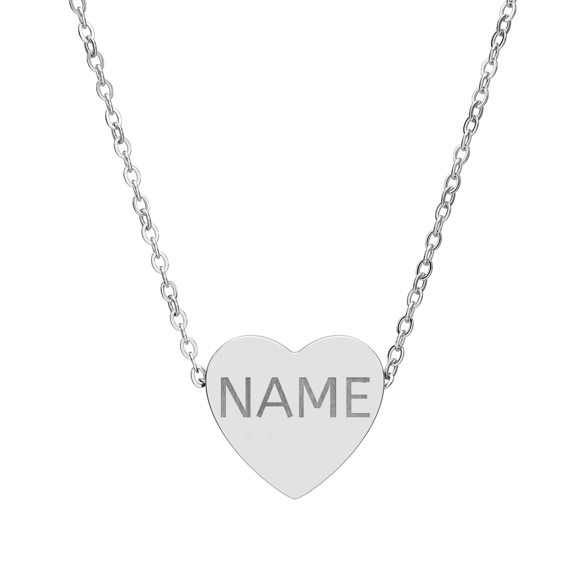 Engravable Heart Necklace