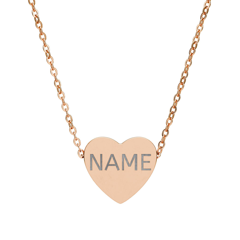 Engravable Heart Necklace