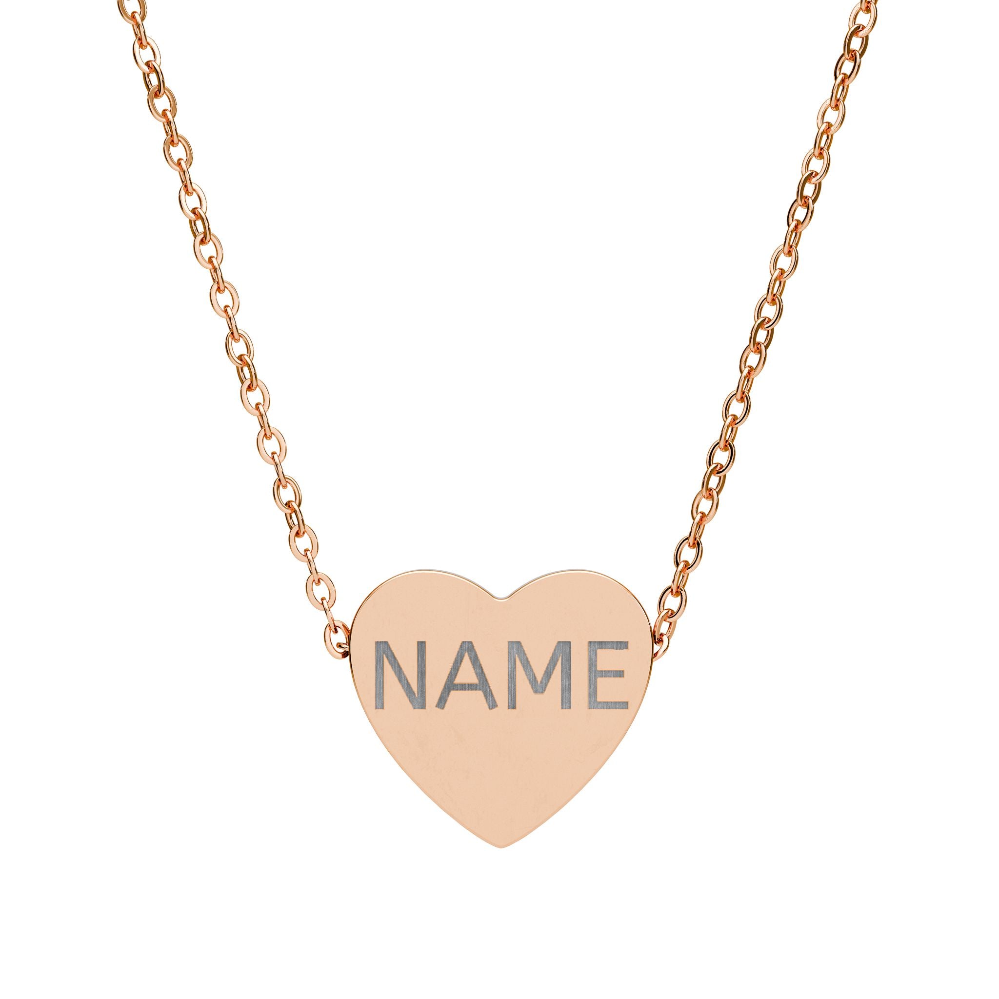 Engravable Heart Necklace
