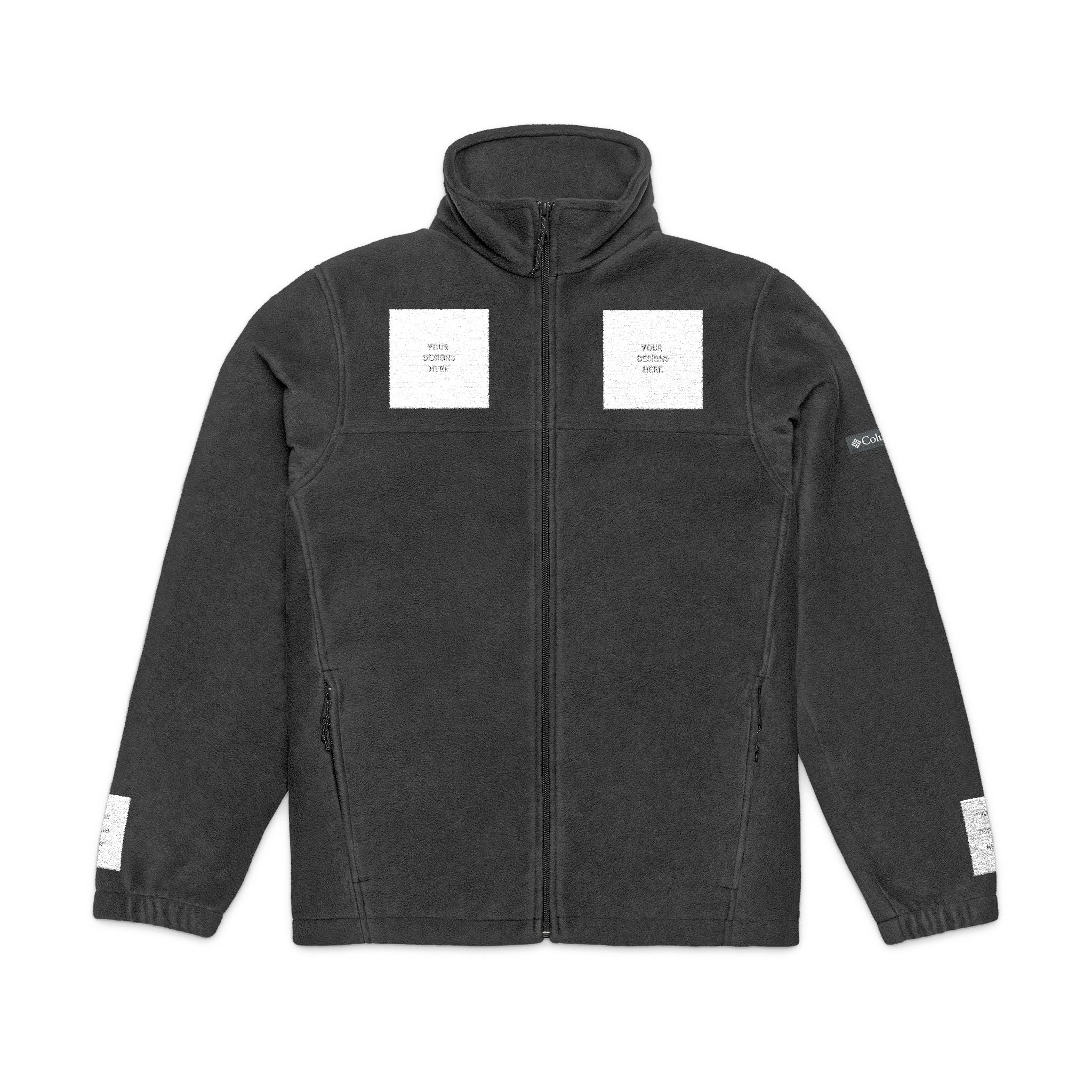 Embroidered Columbia Fleece Jacket