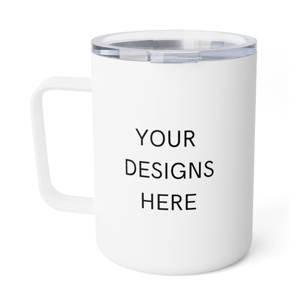 Insulated Coffee Mug 10oz — Customizable Minimalist Travel Mug