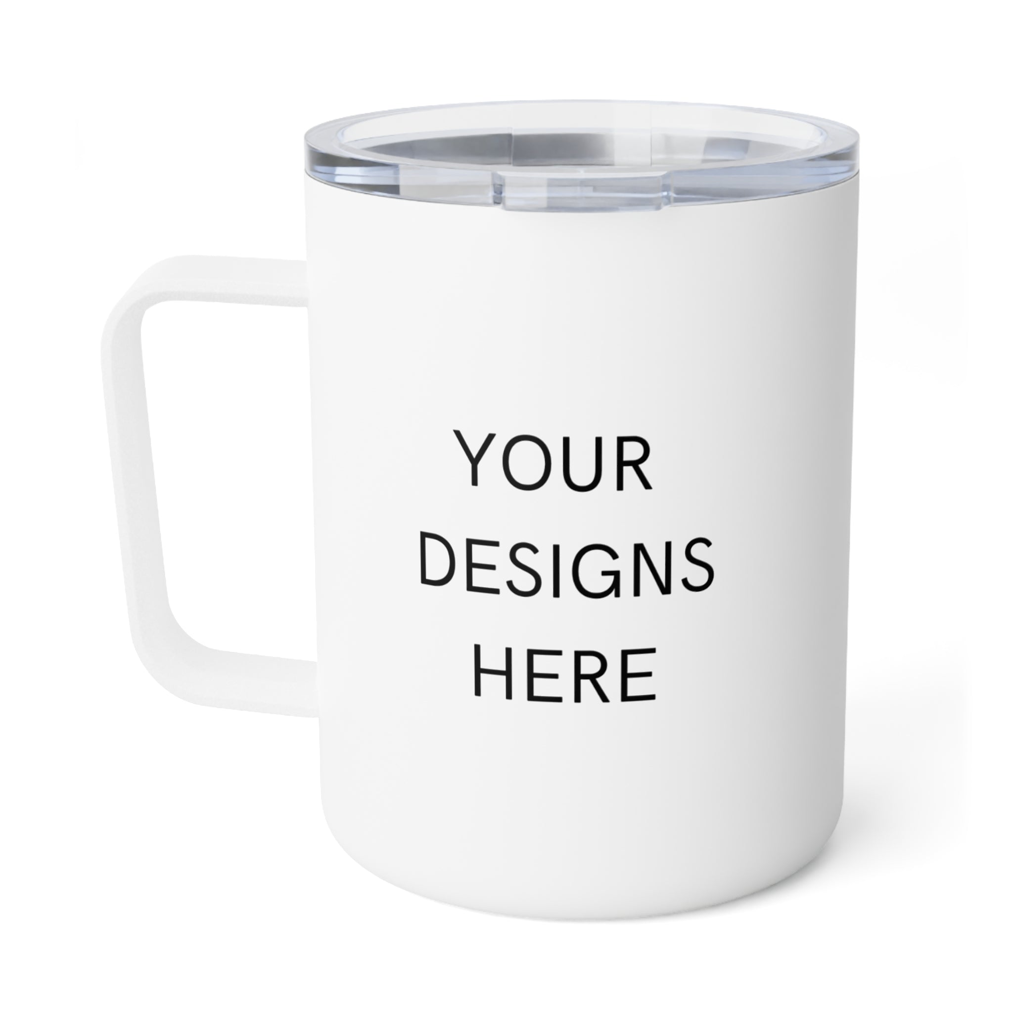 Insulated Coffee Mug 10oz — Customizable Minimalist Travel Mug