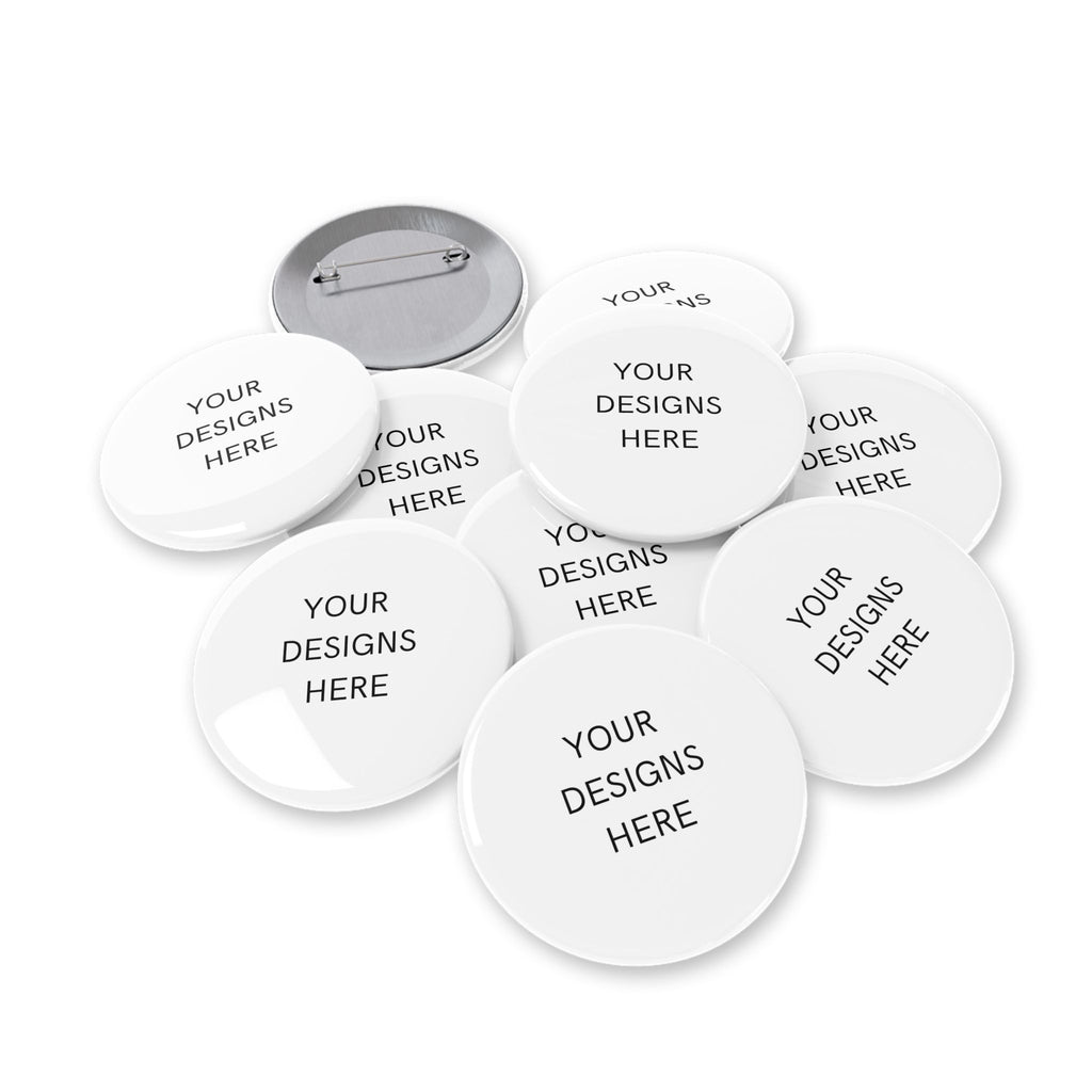 Custom Round Pin Button