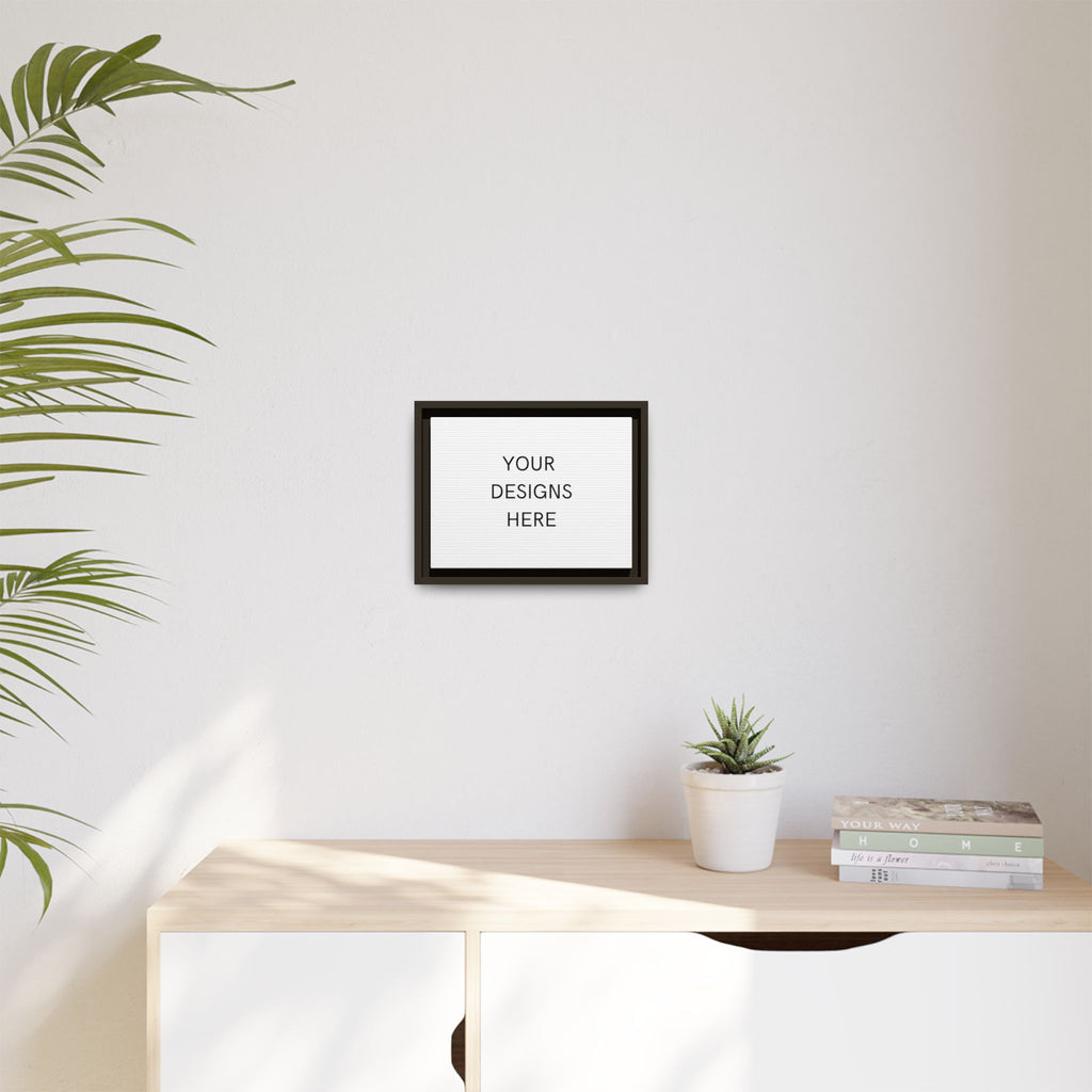 Framed Matte Canvas Wall Art