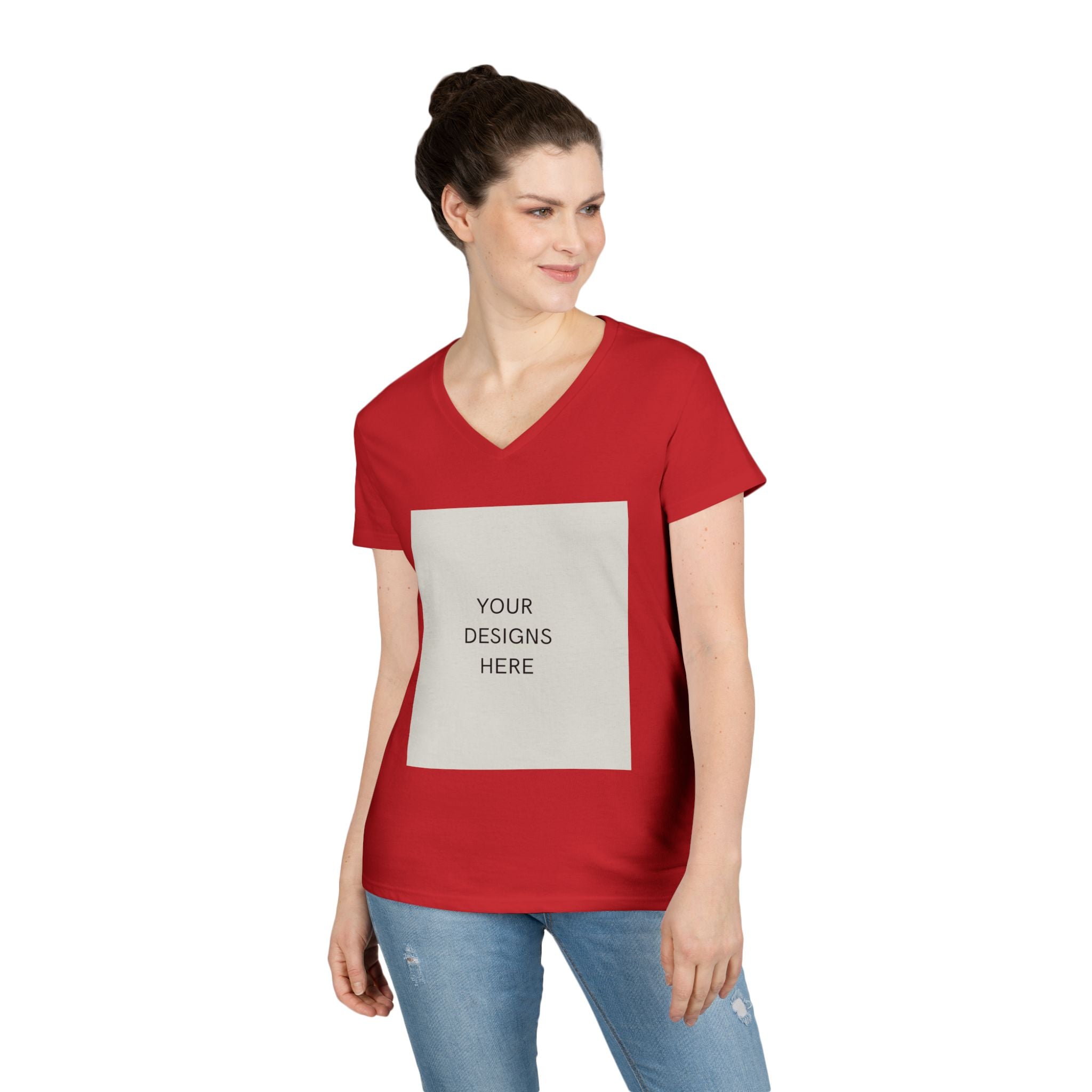 Ladies' V-Neck T-Shirt