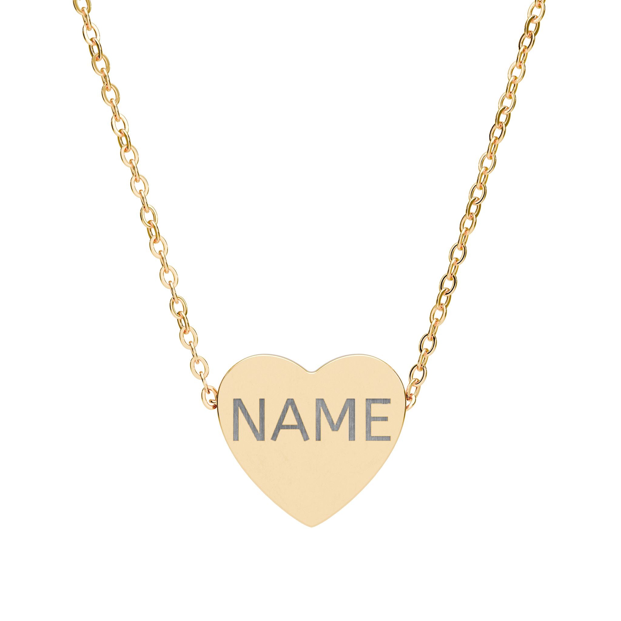 Engravable Heart Necklace