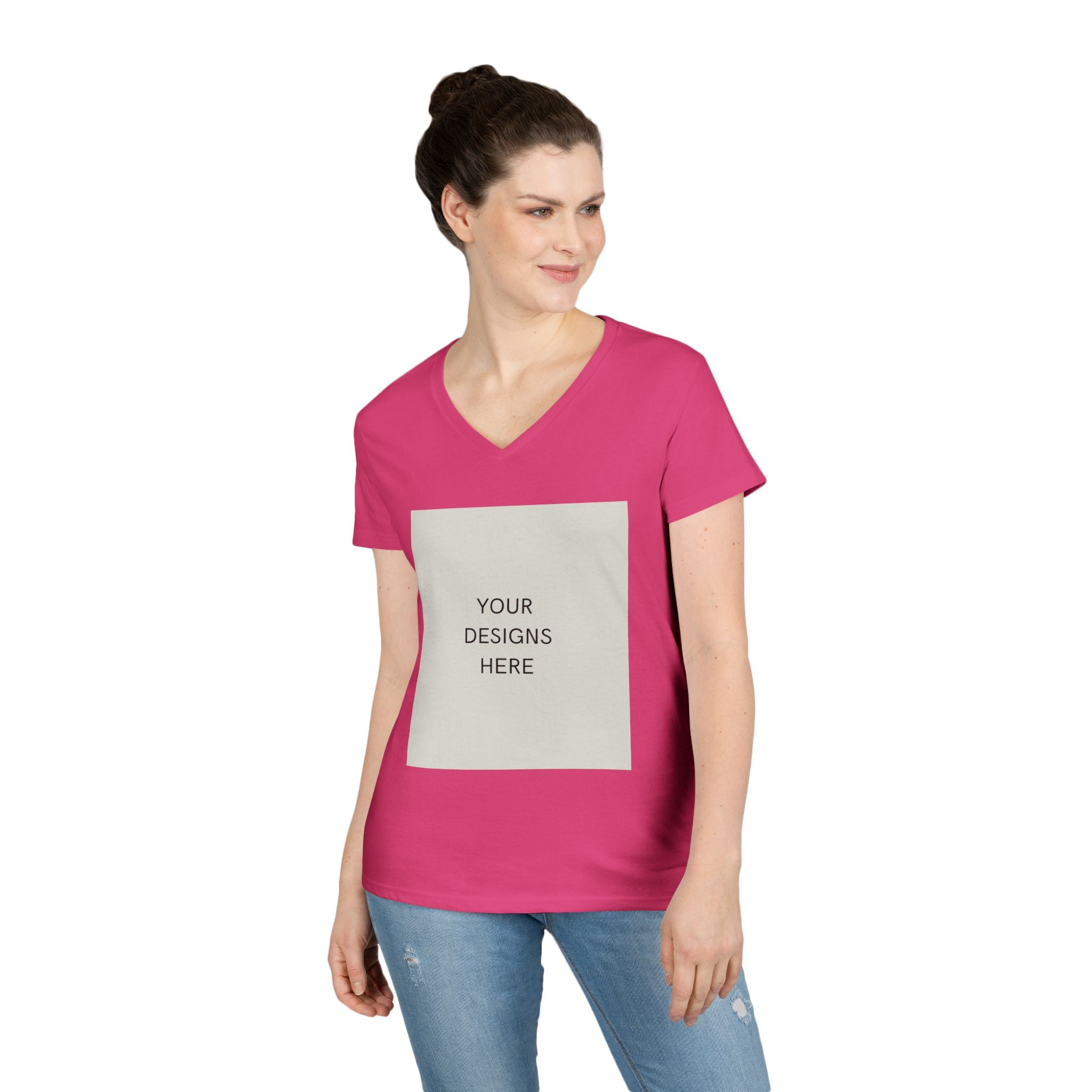 Ladies' V-Neck T-Shirt