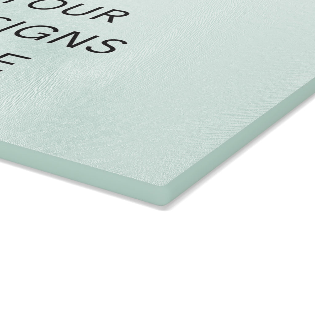 Personalized Glass Cutting Board