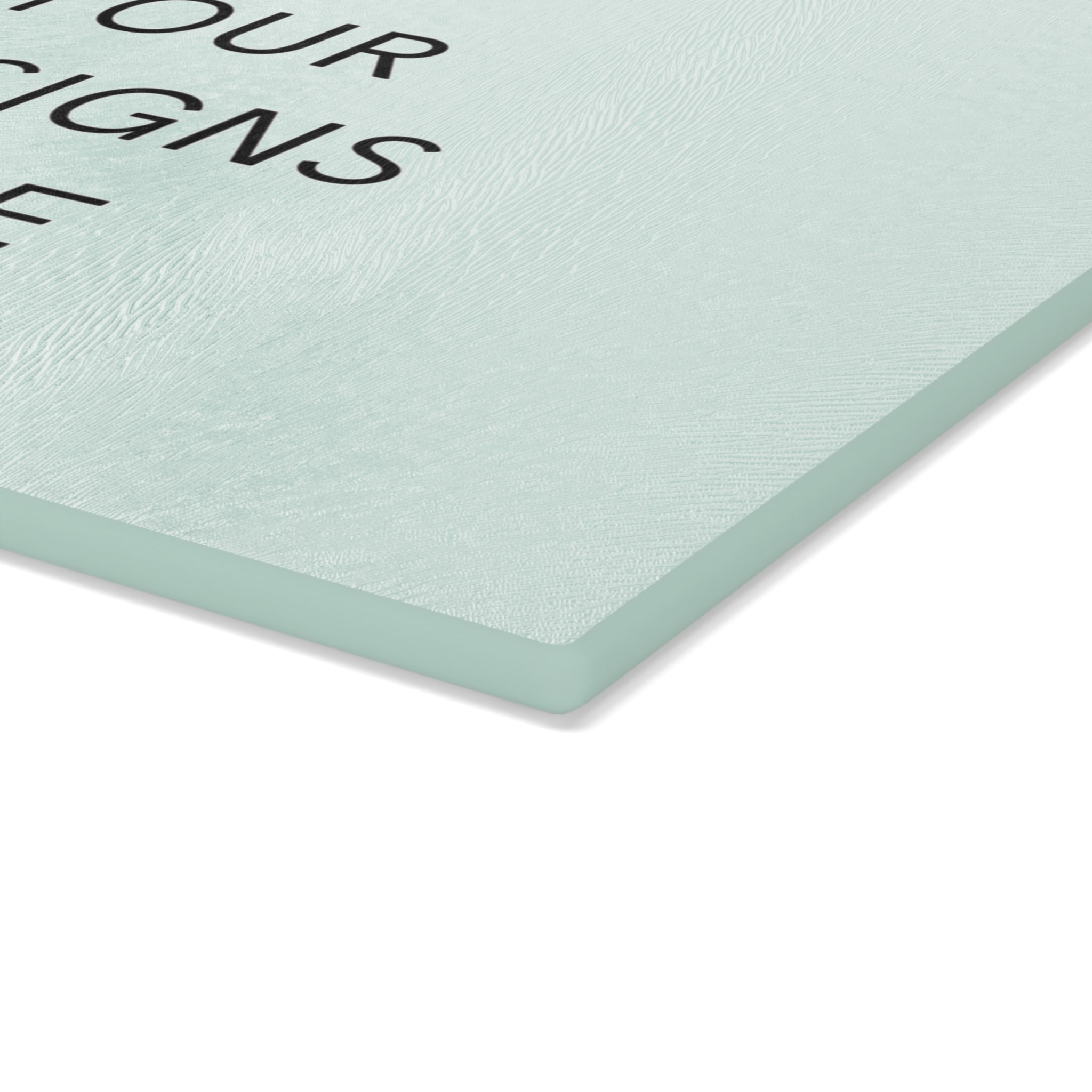 Personalized Glass Cutting Board