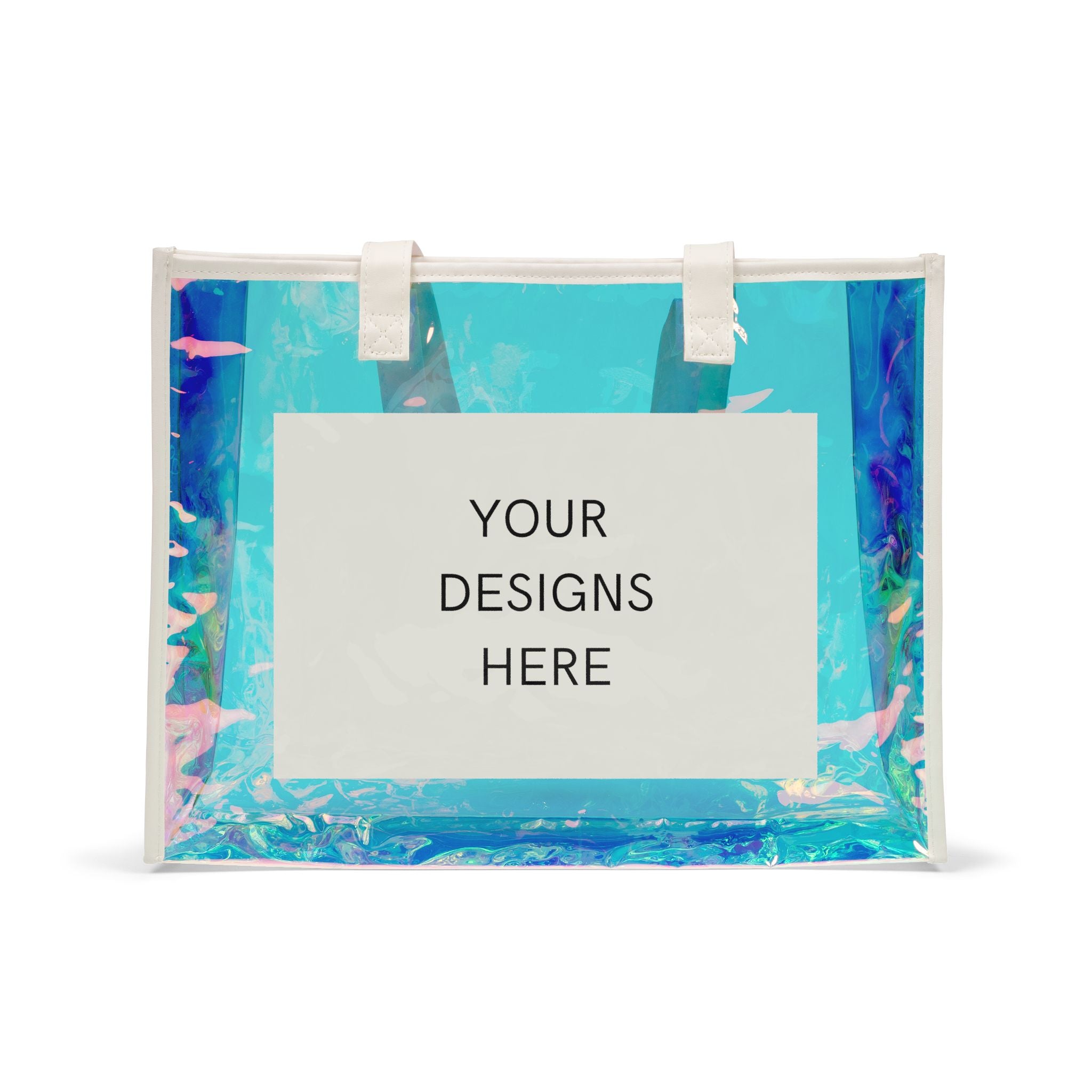 Holographic Beach Tote Bag