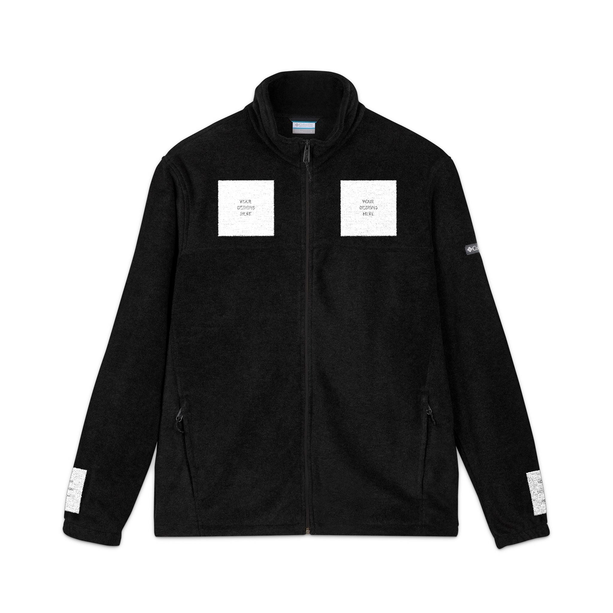 Embroidered Columbia Fleece Jacket