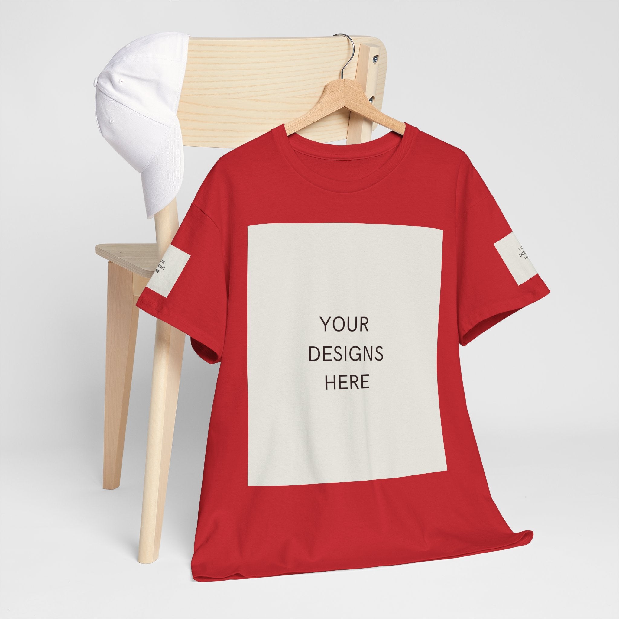 Blank White Tee Mockup