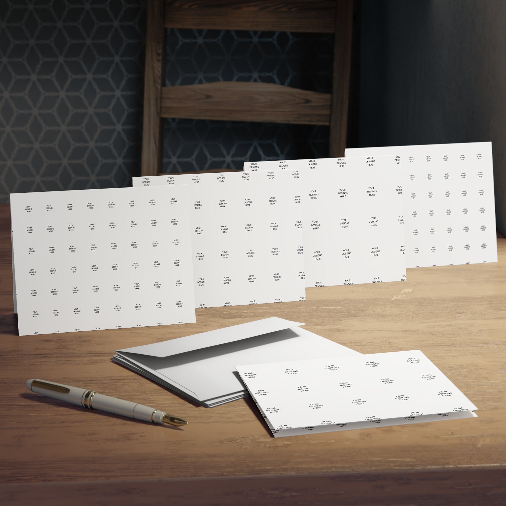 Assorted Blank Greeting Cards 5-Pack