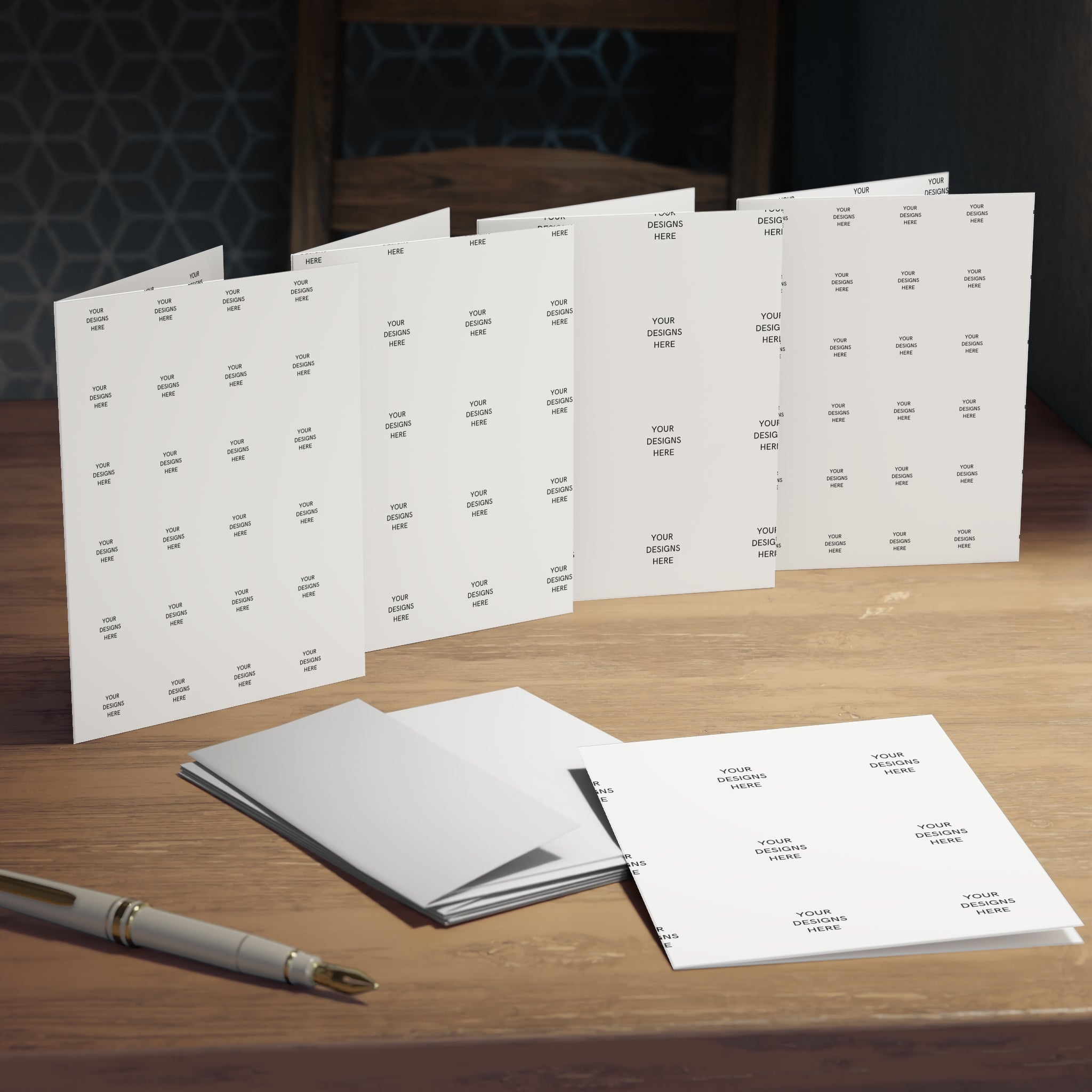 Assorted Blank Greeting Cards 5-Pack