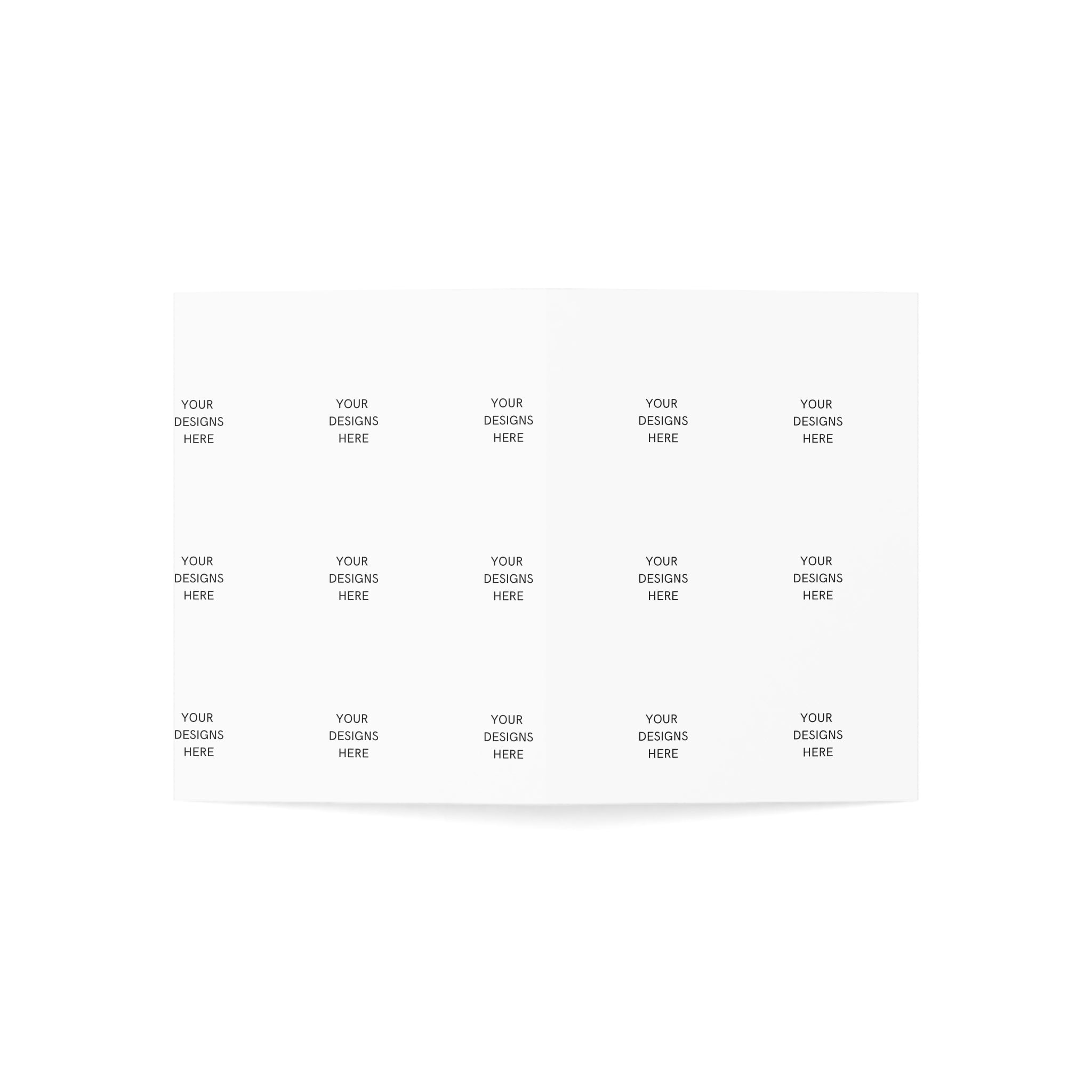 Custom Folded Greeting Cards — Blank Inside (Single or Bulk Packs 1 / 10 / 30 / 50)