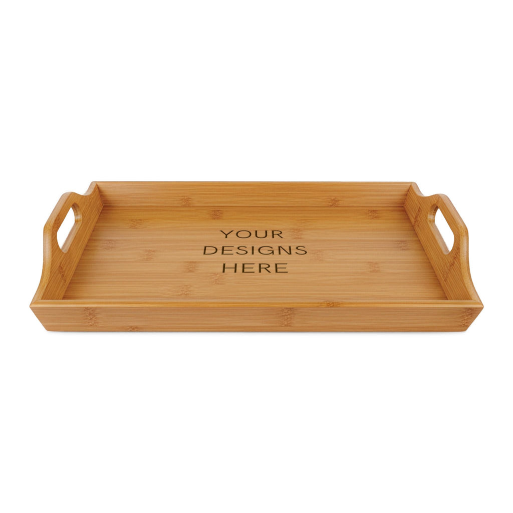 Engravable Bamboo Serving Tray