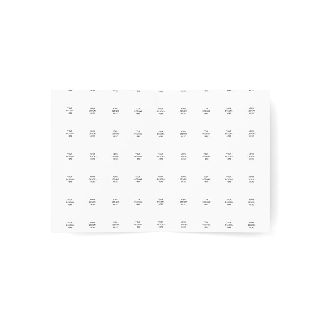 Custom Folded Greeting Cards — Blank Inside (Single or Bulk Packs 1 / 10 / 30 / 50)