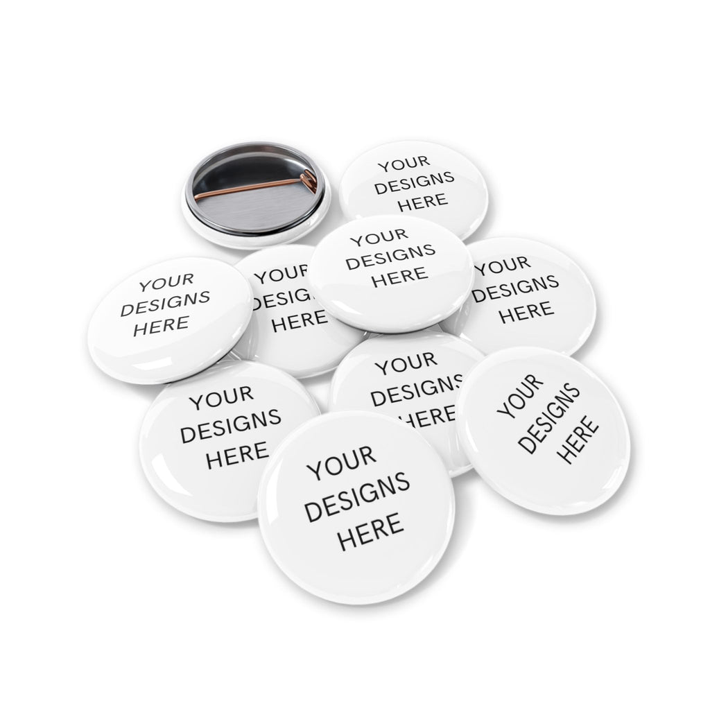Custom Round Pin Button