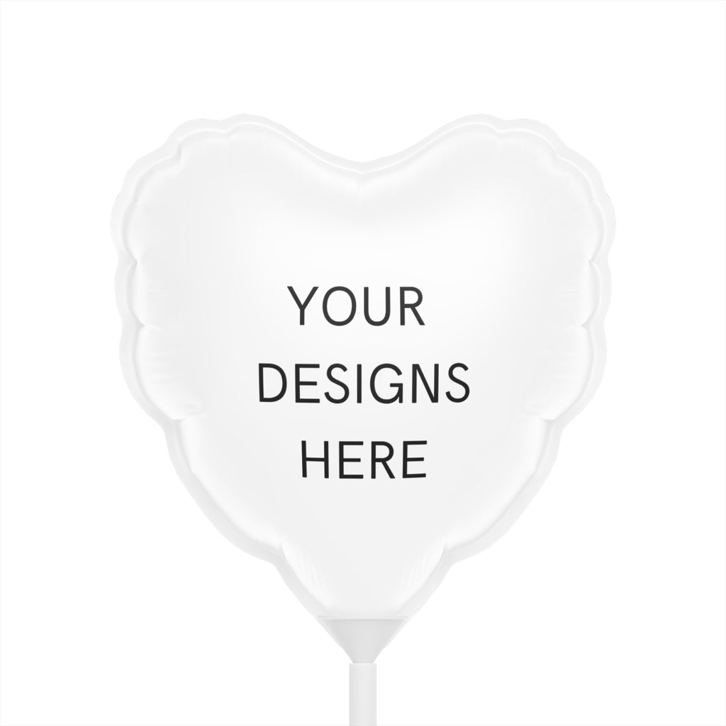 6" Heart & Round Balloon