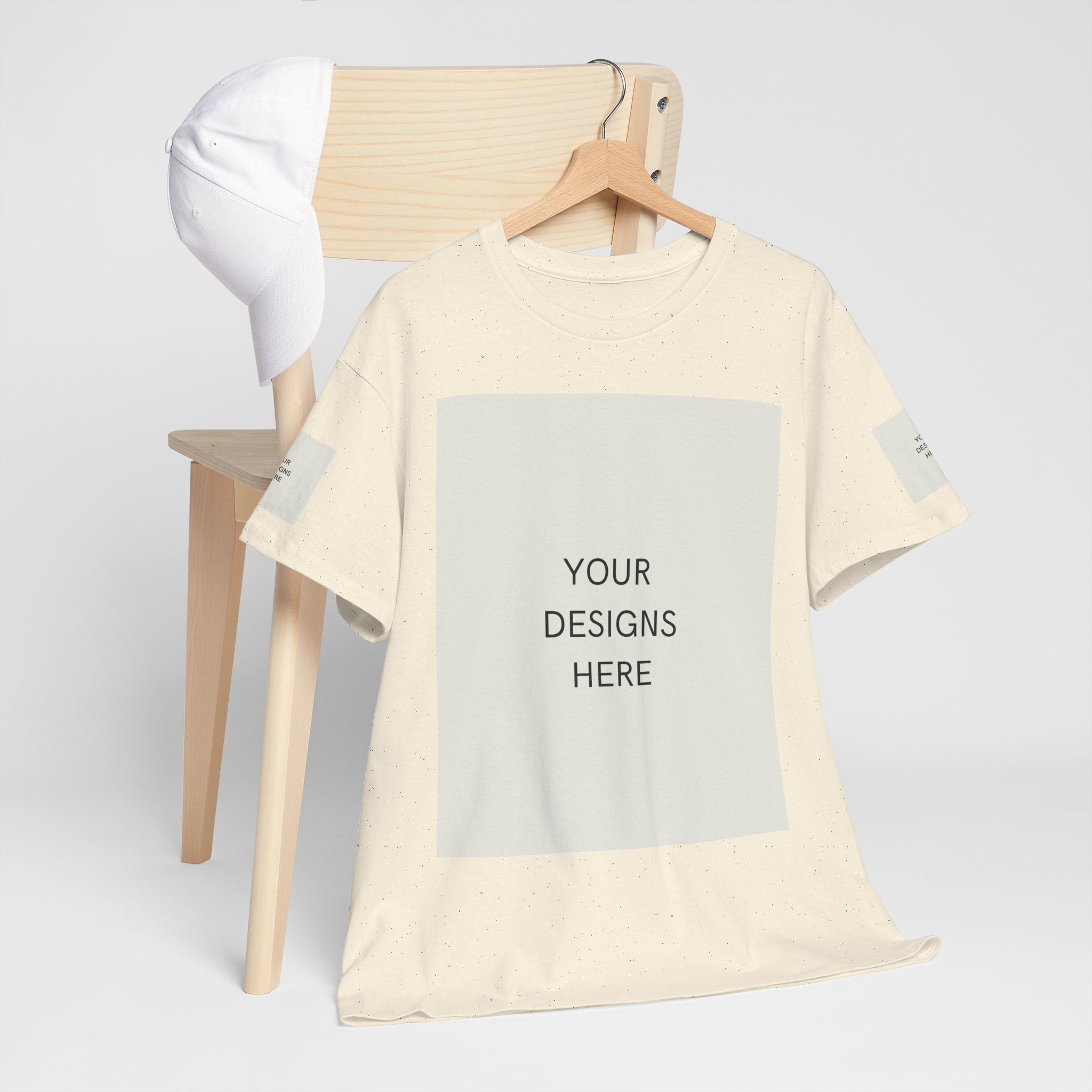 Blank White Tee Mockup