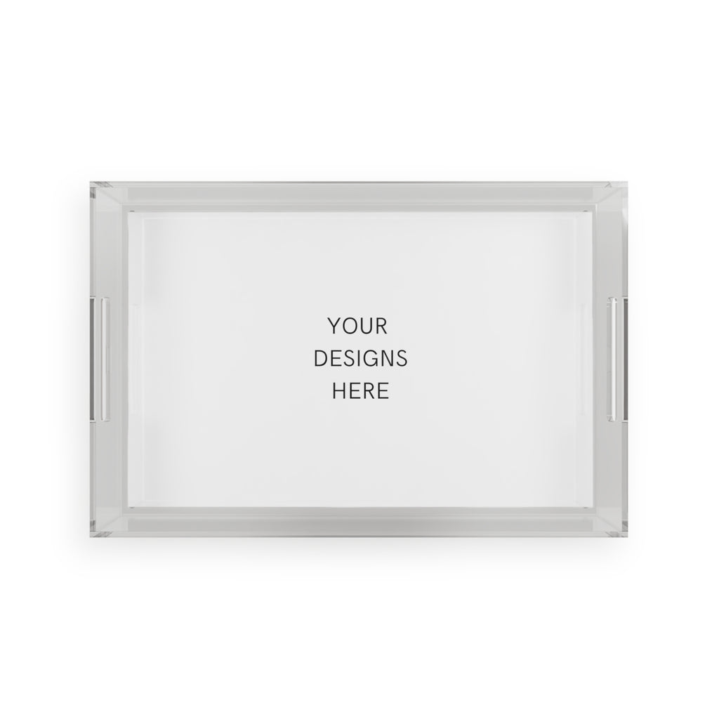 Clear Acrylic Serving Tray