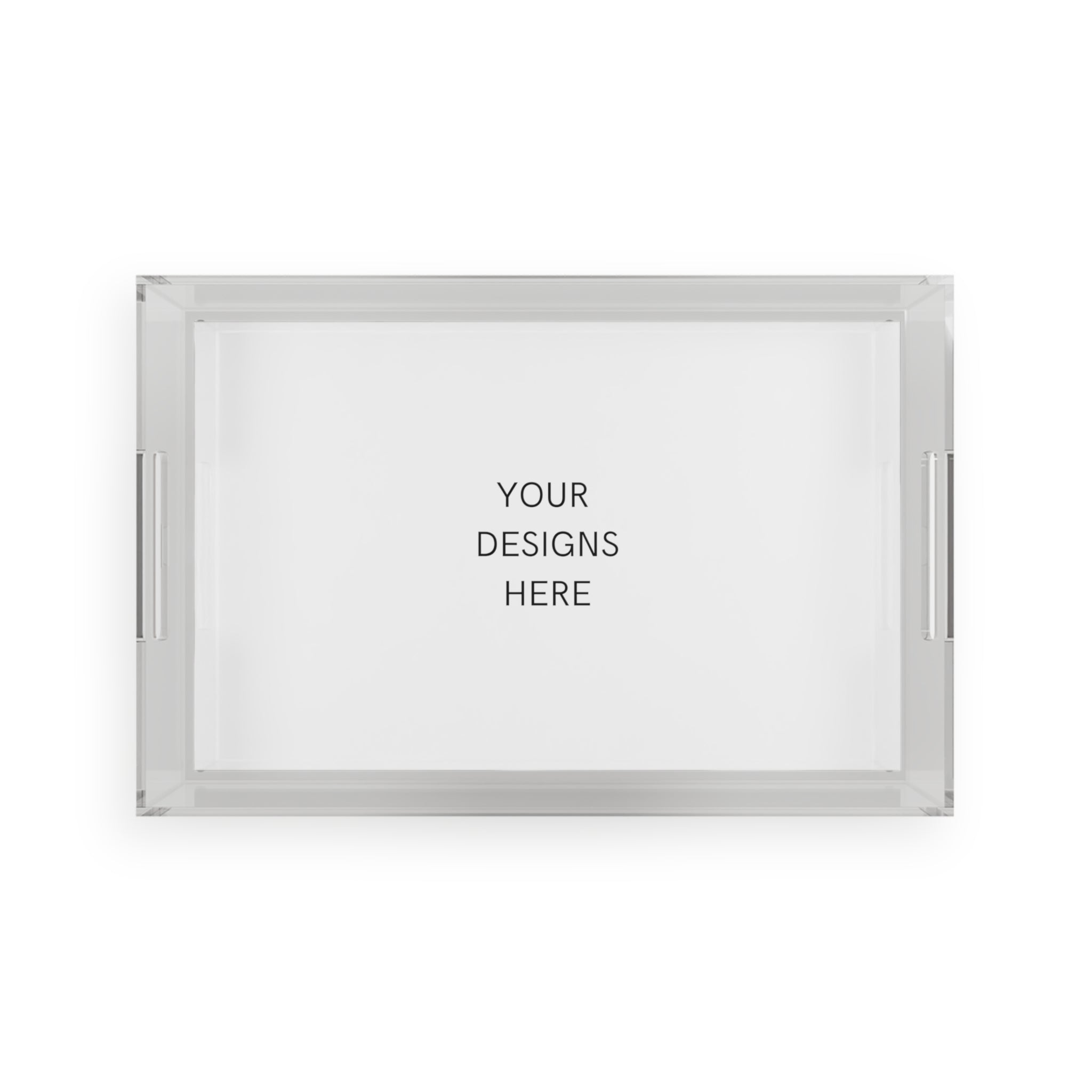 Clear Acrylic Serving Tray