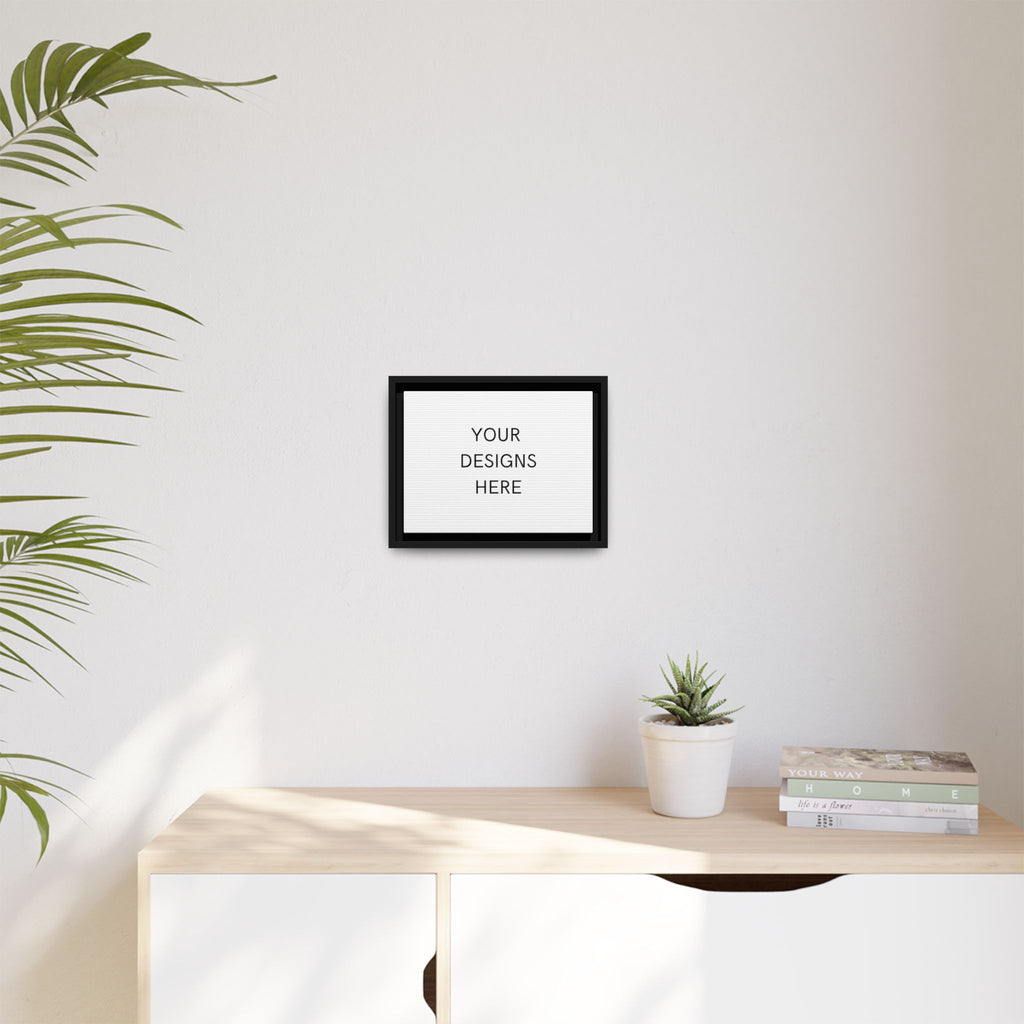 Framed Matte Canvas Wall Art