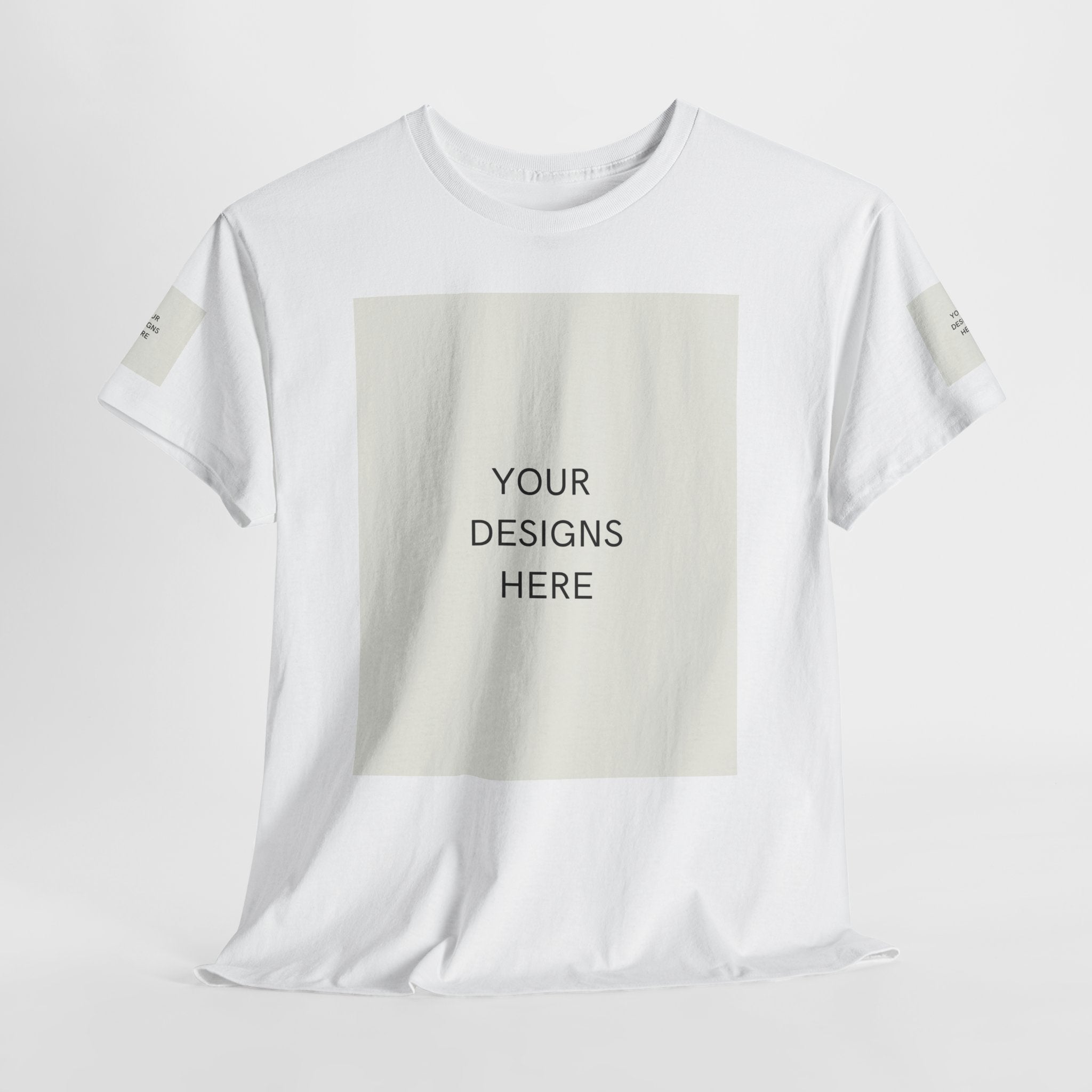 Blank White Tee Mockup