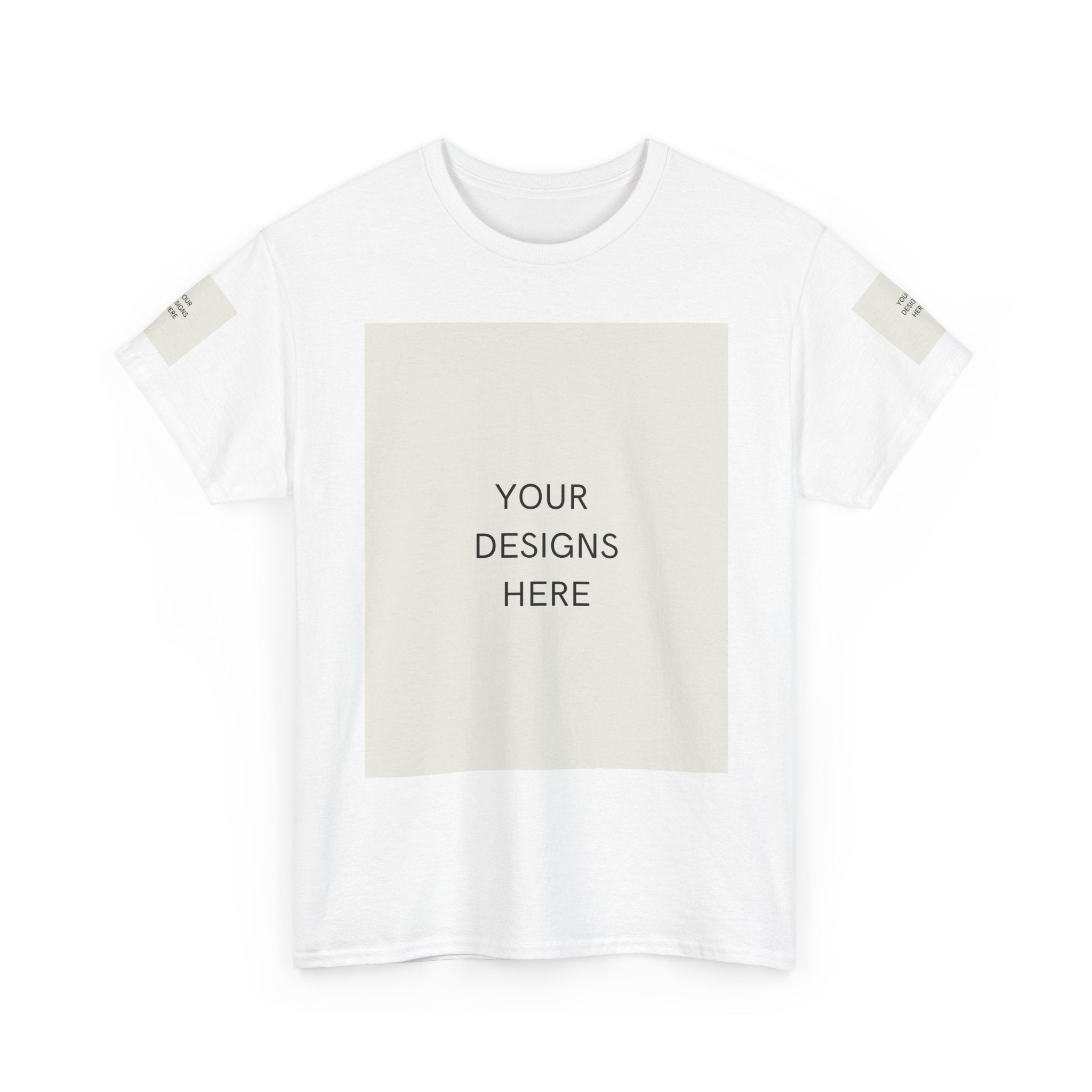 Blank White Tee Mockup