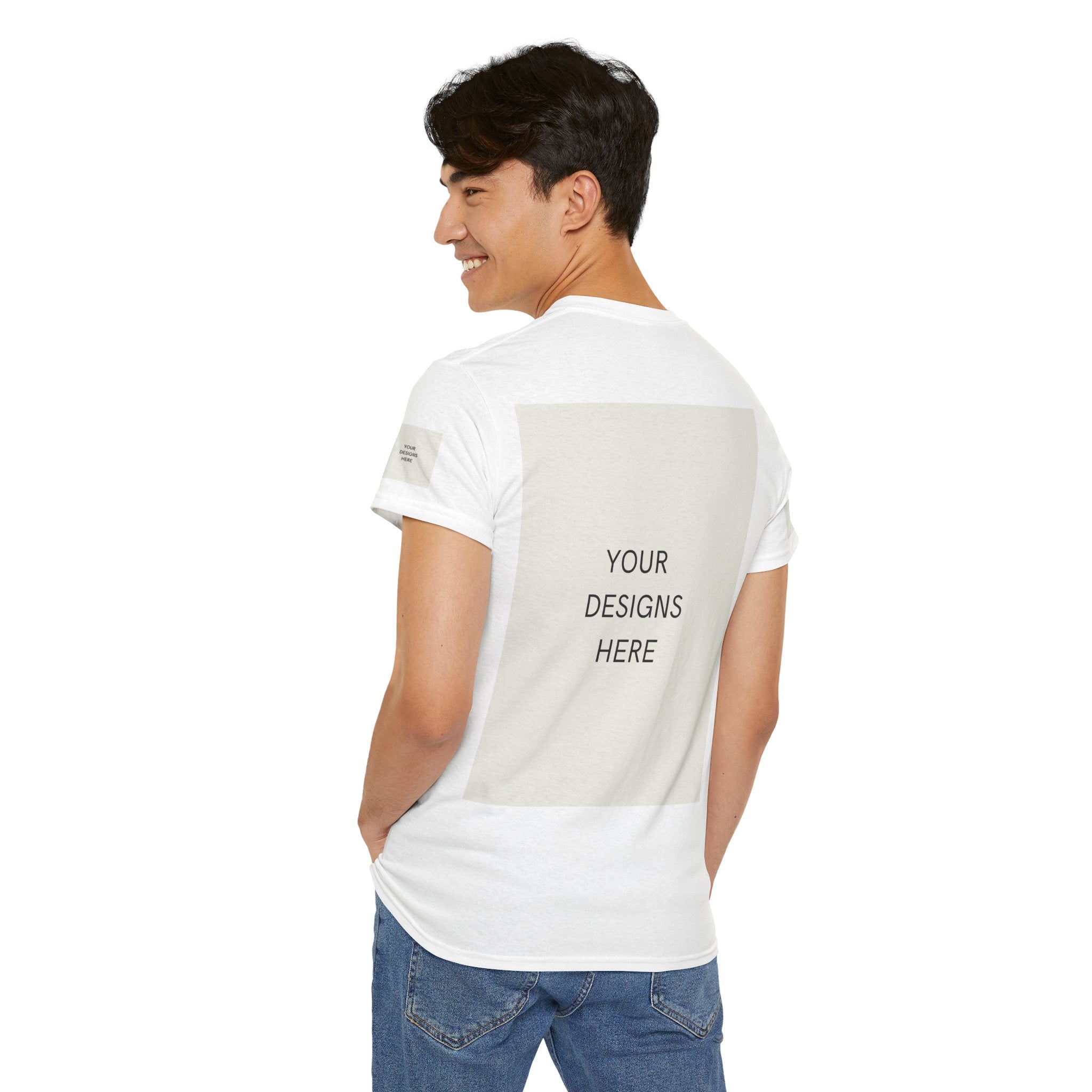 Blank White Tee Mockup