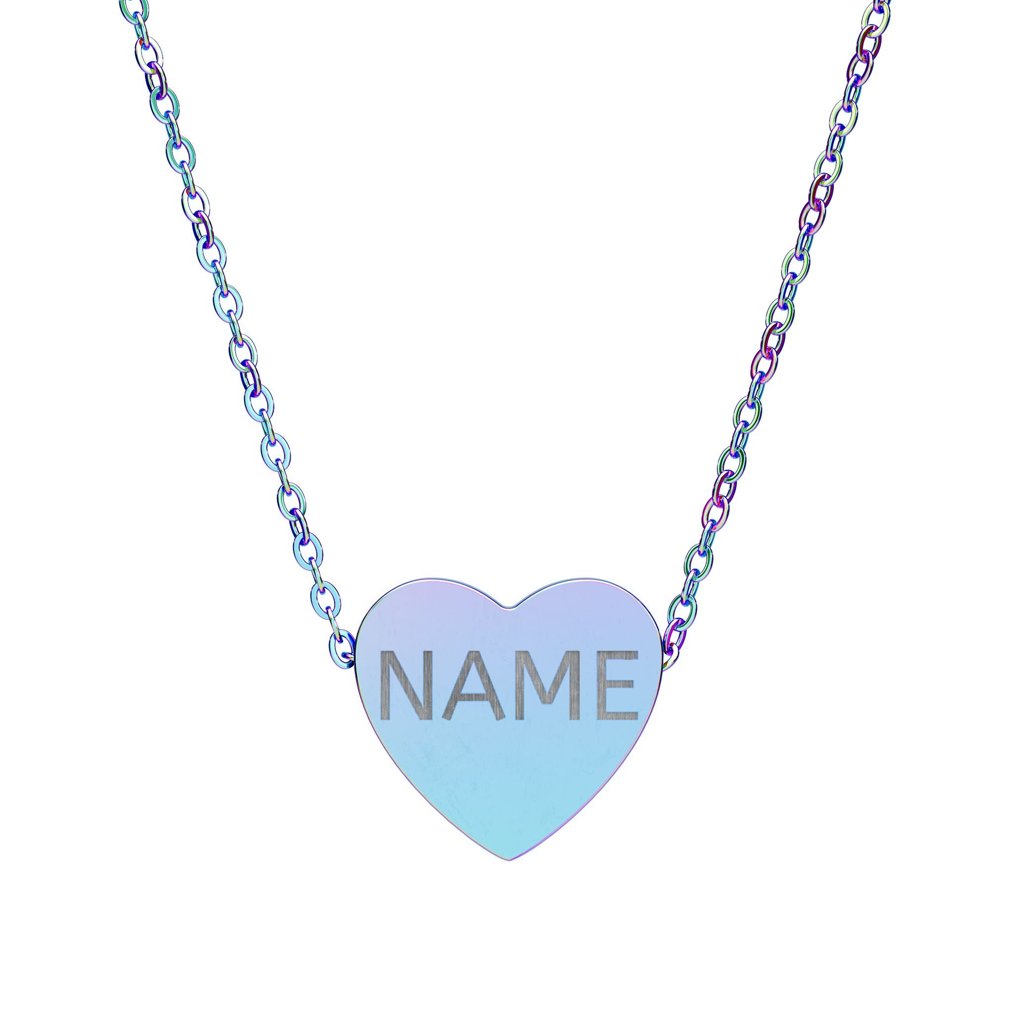 Engravable Heart Necklace
