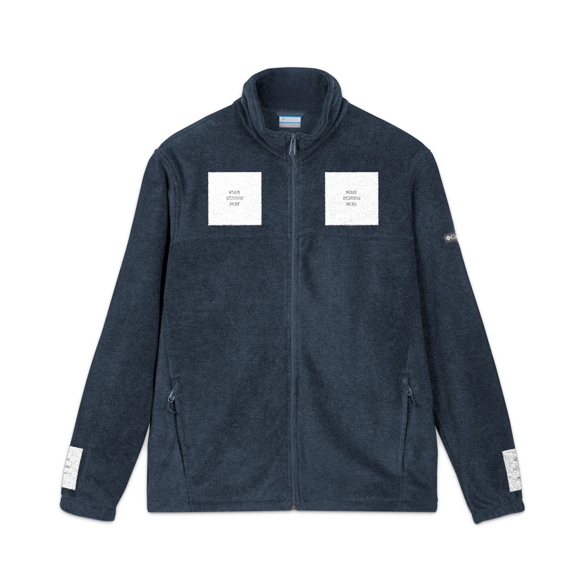 Embroidered Columbia Fleece Jacket