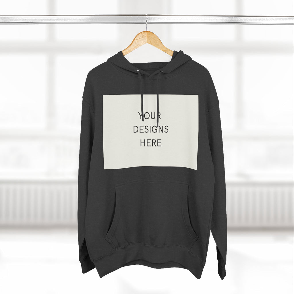 Three-Panel Fleece Hoodie