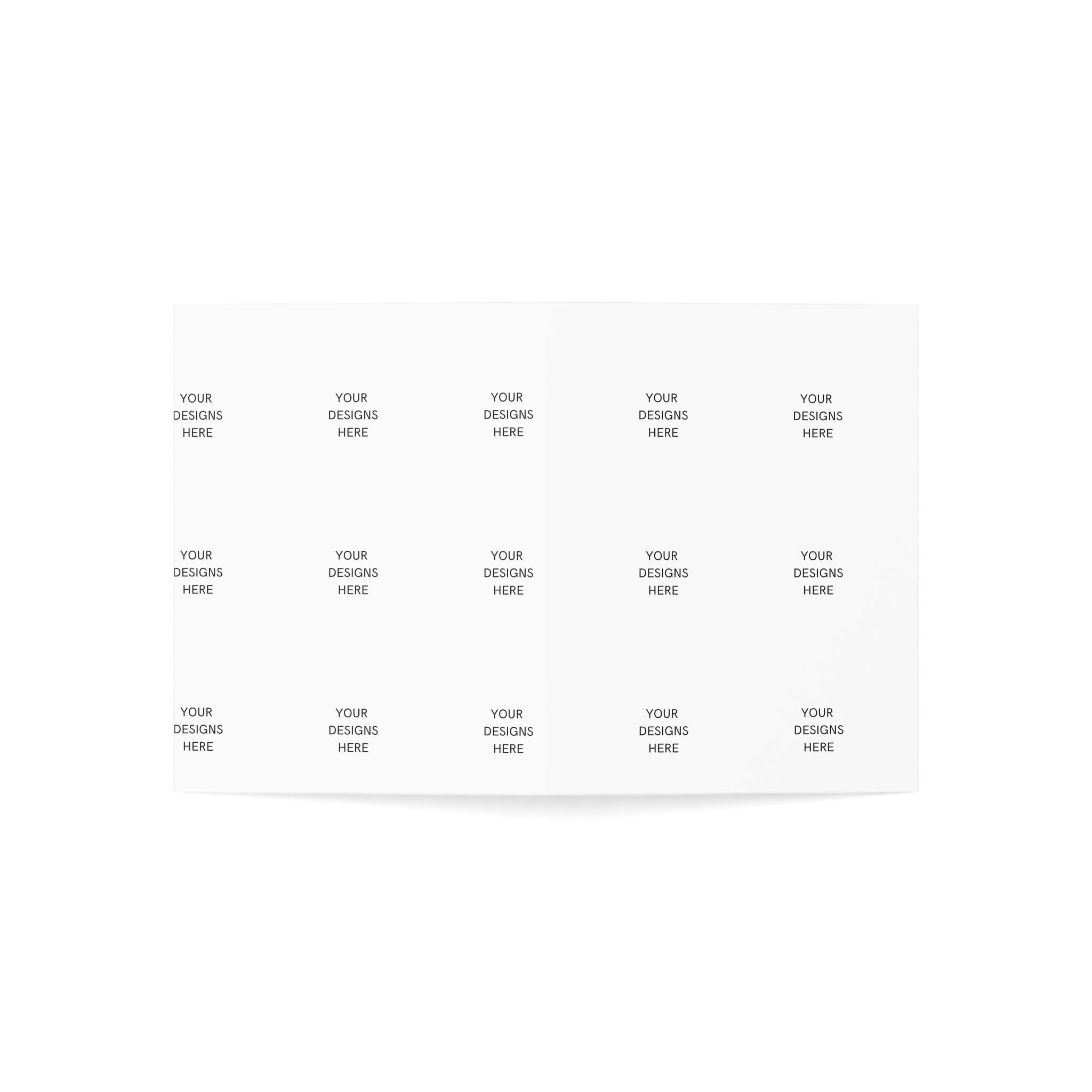 Custom Folded Greeting Cards — Blank Inside (Single or Bulk Packs 1 / 10 / 30 / 50)