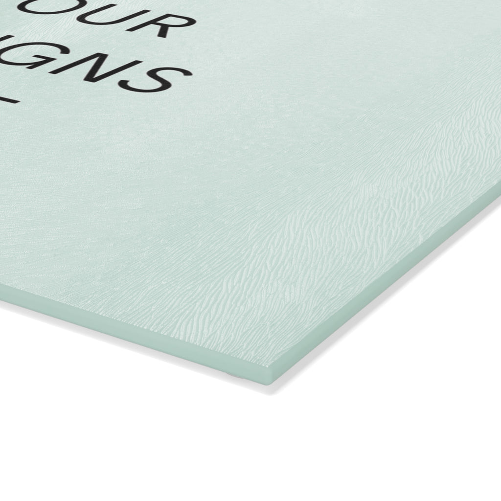 Personalized Glass Cutting Board
