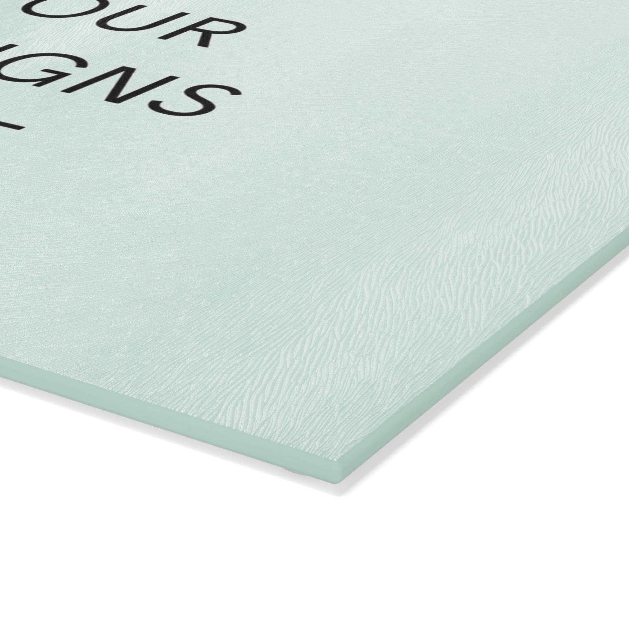 Personalized Glass Cutting Board