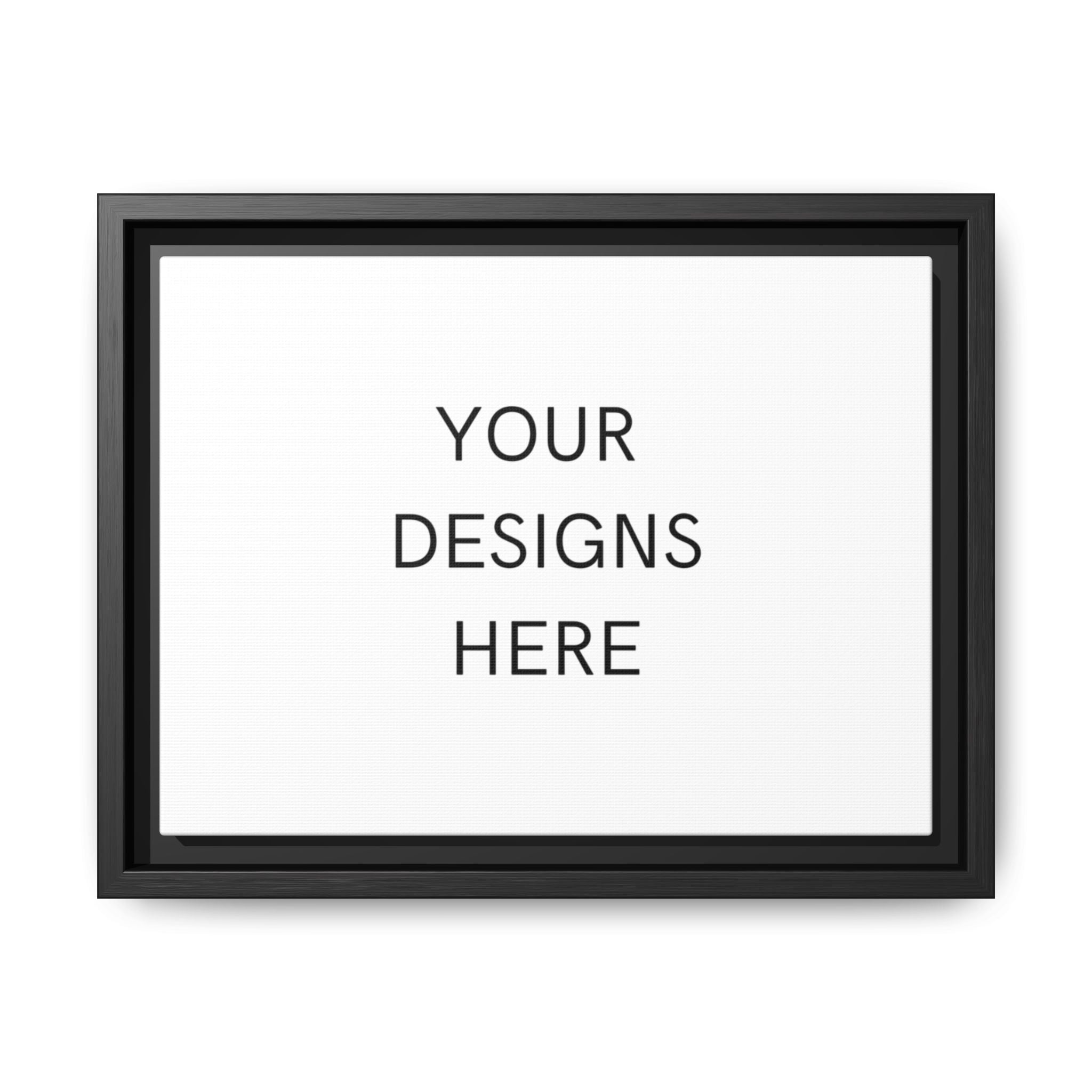 Framed Matte Canvas Wall Art