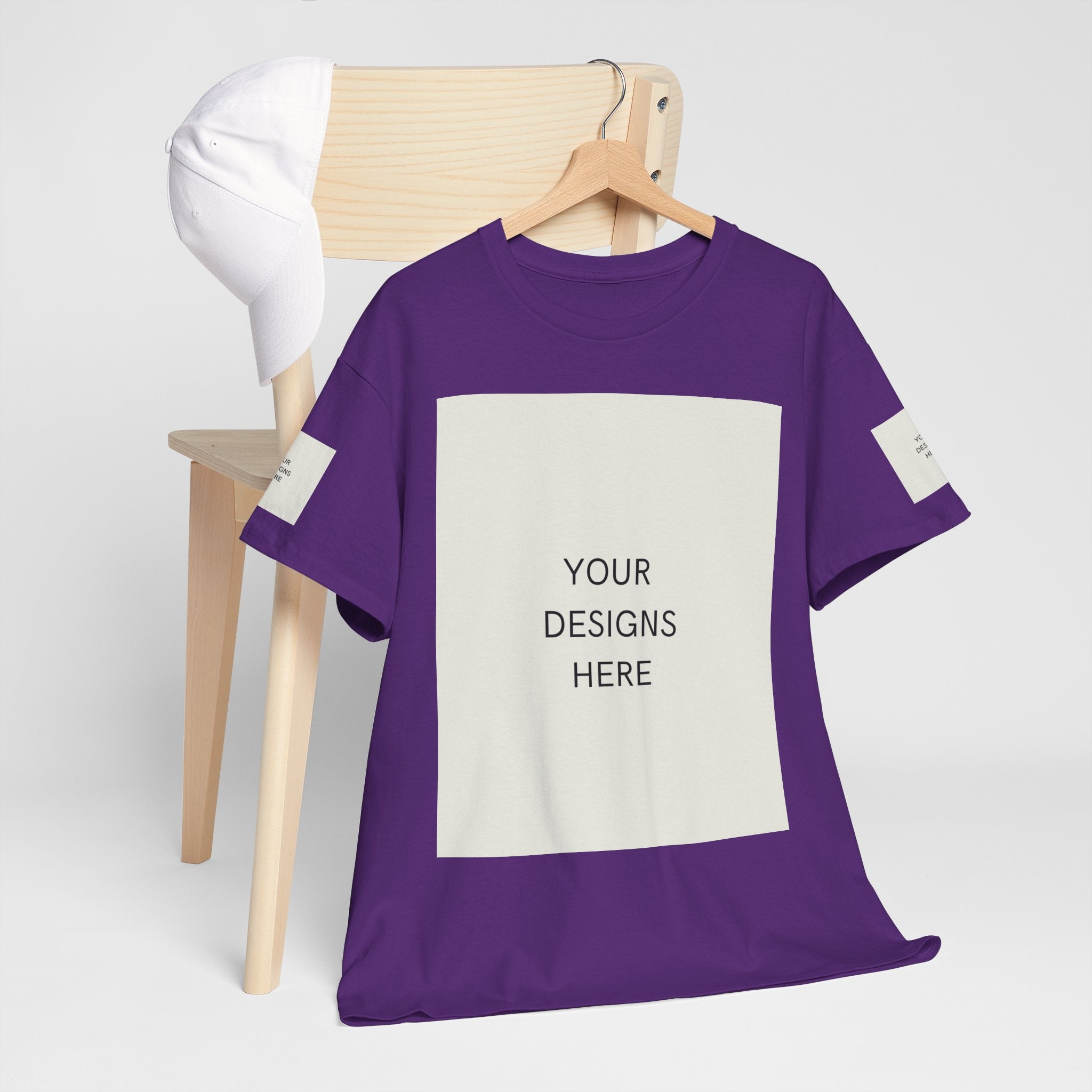 Blank White Tee Mockup