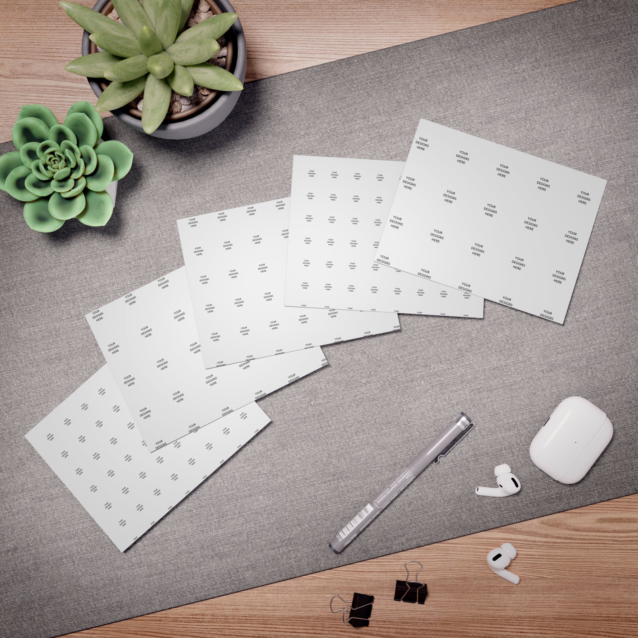 Assorted Blank Greeting Cards 5-Pack