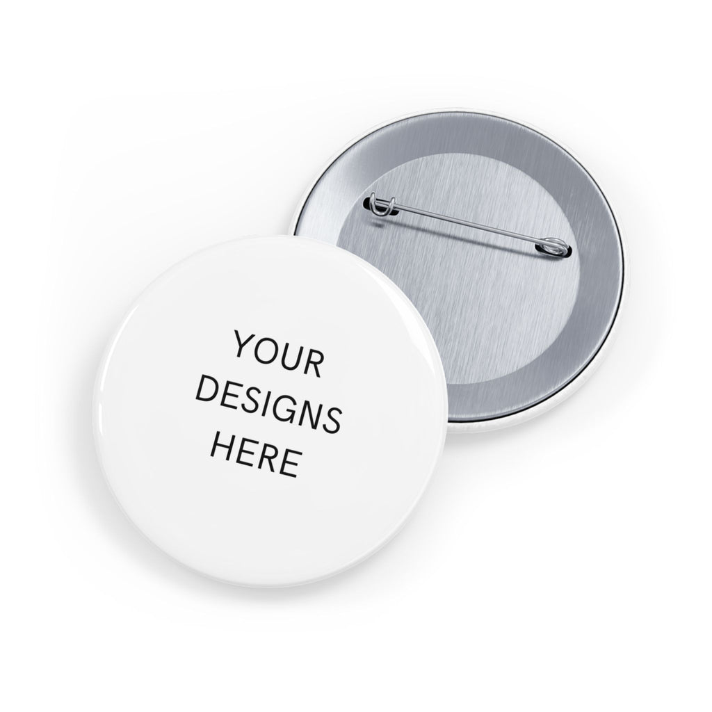 Custom Round Pin Button